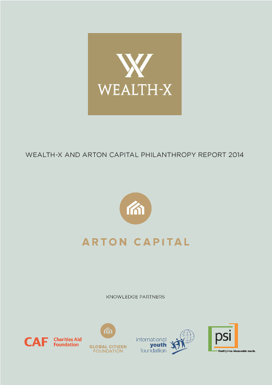 Wealth-X and Arton Capital Philanthropy Report 2014