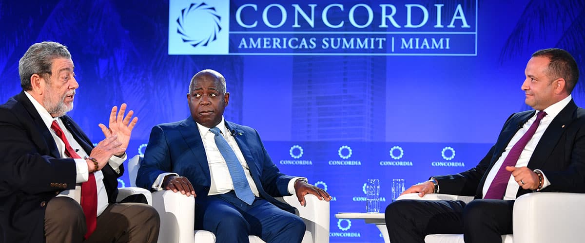 Arton hosts Caribbean panel at 2022 Concordia Summit on the Americas